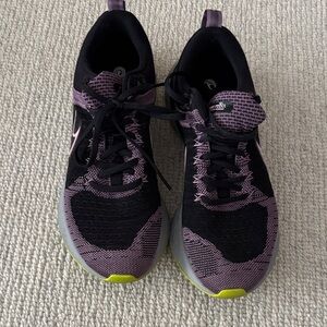 Nike Women's Sneakers Black and Purple